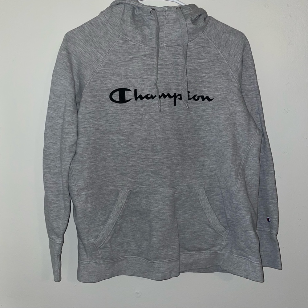 Grey Champion logo hoodie - size medium